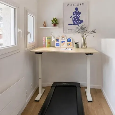La Indigo 4 Personnes 3 Lits Bureau Fibre Proche Gare De Compiegne Apartament