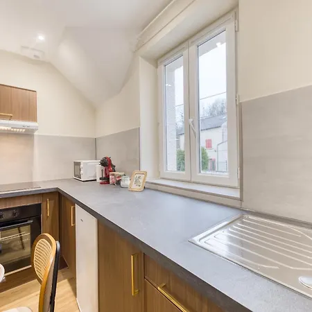 شقة La Indigo 4 Personnes 3 Lits Bureau Fibre Proche Gare De Compiegne Janville