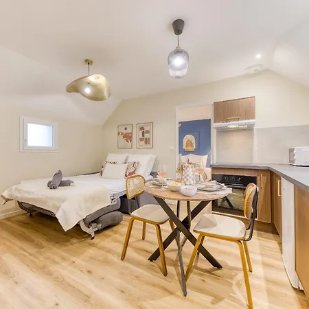 La Indigo 4 Personnes 3 Lits Bureau Fibre Proche Gare De Compiegne Apartament