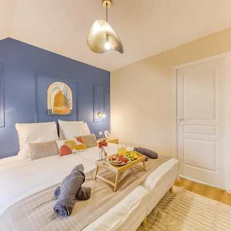 La Indigo 4 Personnes 3 Lits Bureau Fibre Proche Gare De Compiegne Apartament Janville