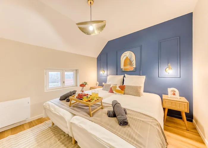 La Indigo 4 Personnes 3 Lits Bureau Fibre Proche Gare De Compiegne Apartament *