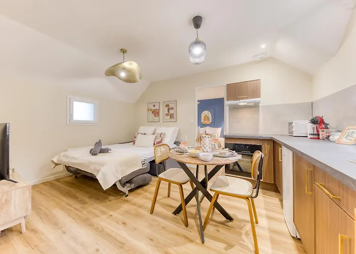 La Indigo 4 Personnes 3 Lits Bureau Fibre Proche Gare De Compiegne Apartament